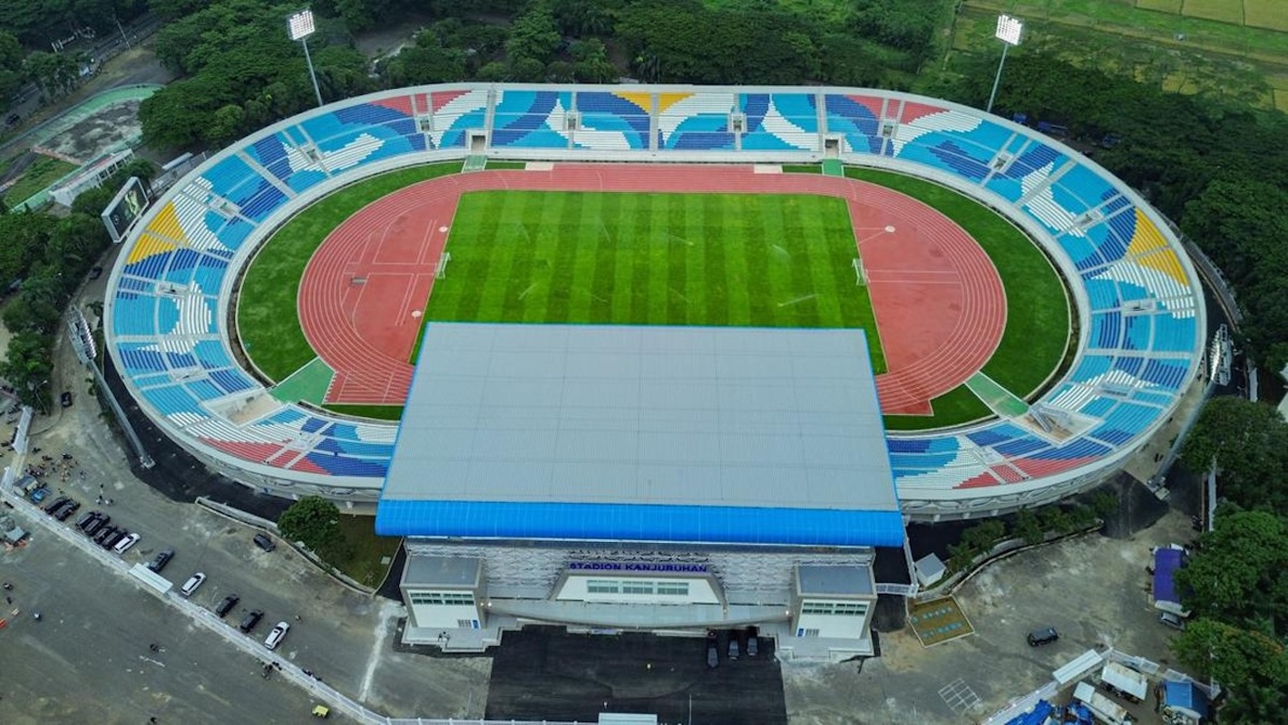 Potret baru Stadion Kanjuruhan, Malang. (Antara Foto) - Image