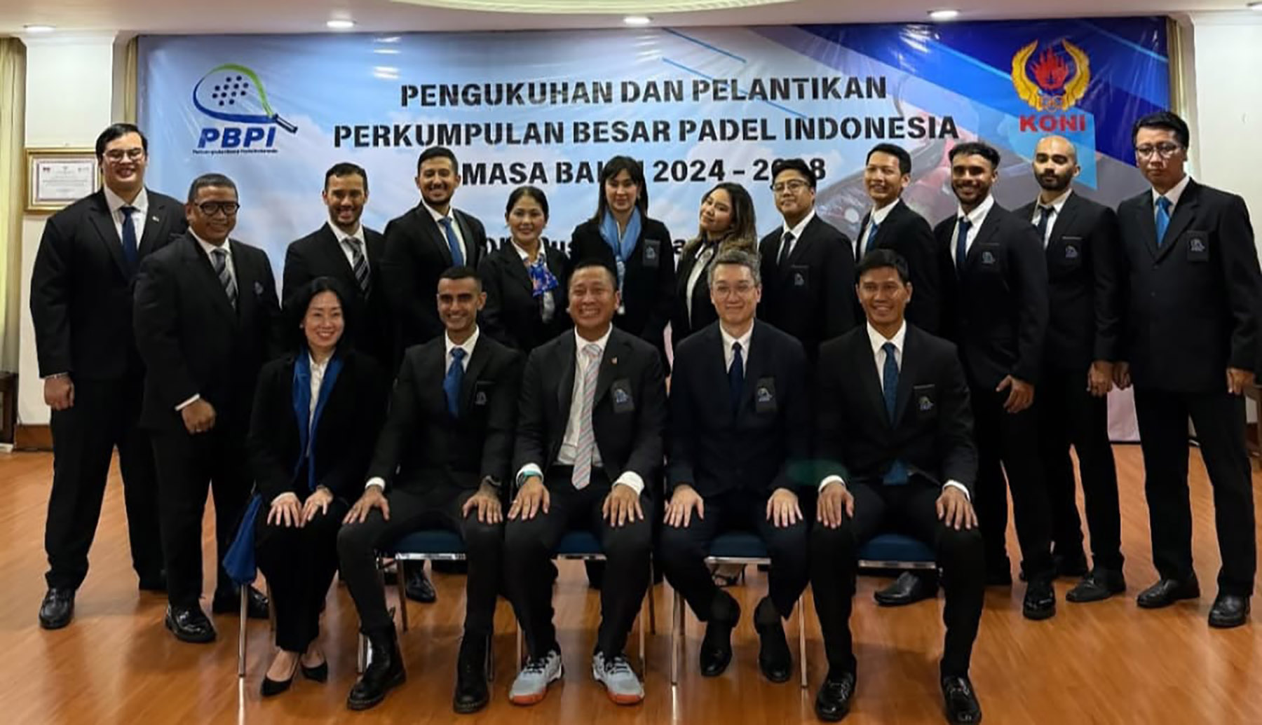 Perkumpulan Besar Padel Indonesia (PBPI) periode 2024-2028 akan dipimpin oleh Galih Kartasasmita sebagai ketua umum. (Dimas Ramadhan/JawaPos.com) - Image