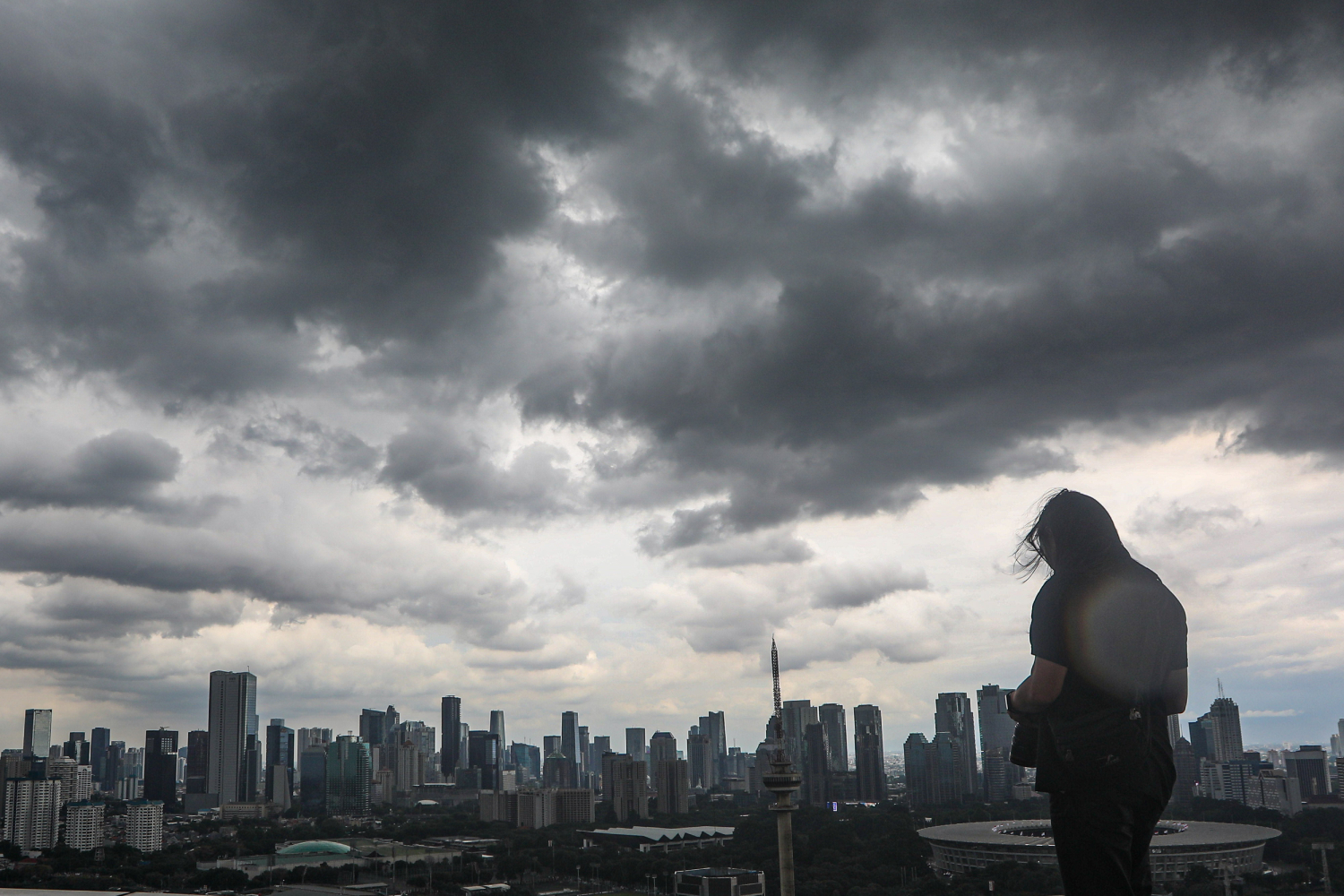 Ilustrasi gedung di Jakarta. (Salman Toyibi/Jawa Pos) - Image