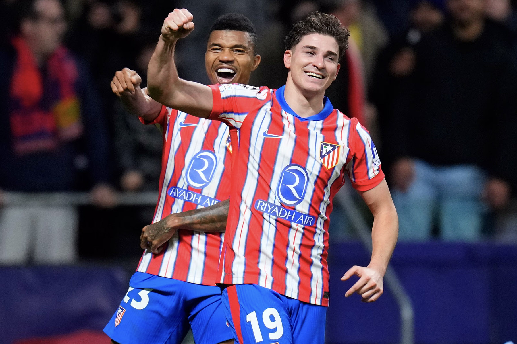 Julian Alvarez, Jadi Penentu Kemenangan Atletico Madrid atas Bayer Leverkusen. - Image