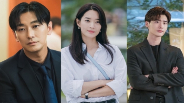 Ju Ji Hoon Shin Min Ah dan Lee Jong Suk. Sumber foto: Pinkvilla - Image