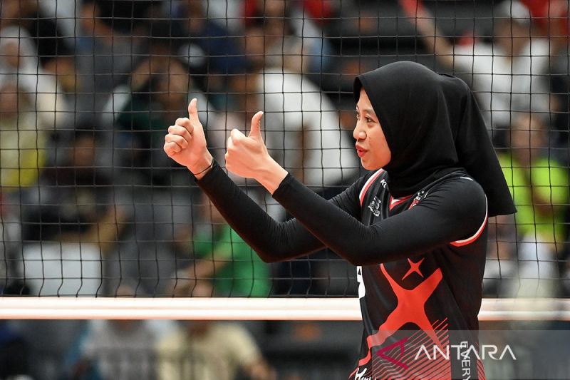 Pebola voli Red Sparks Megawati Hangestri. (ANTARA) - Image