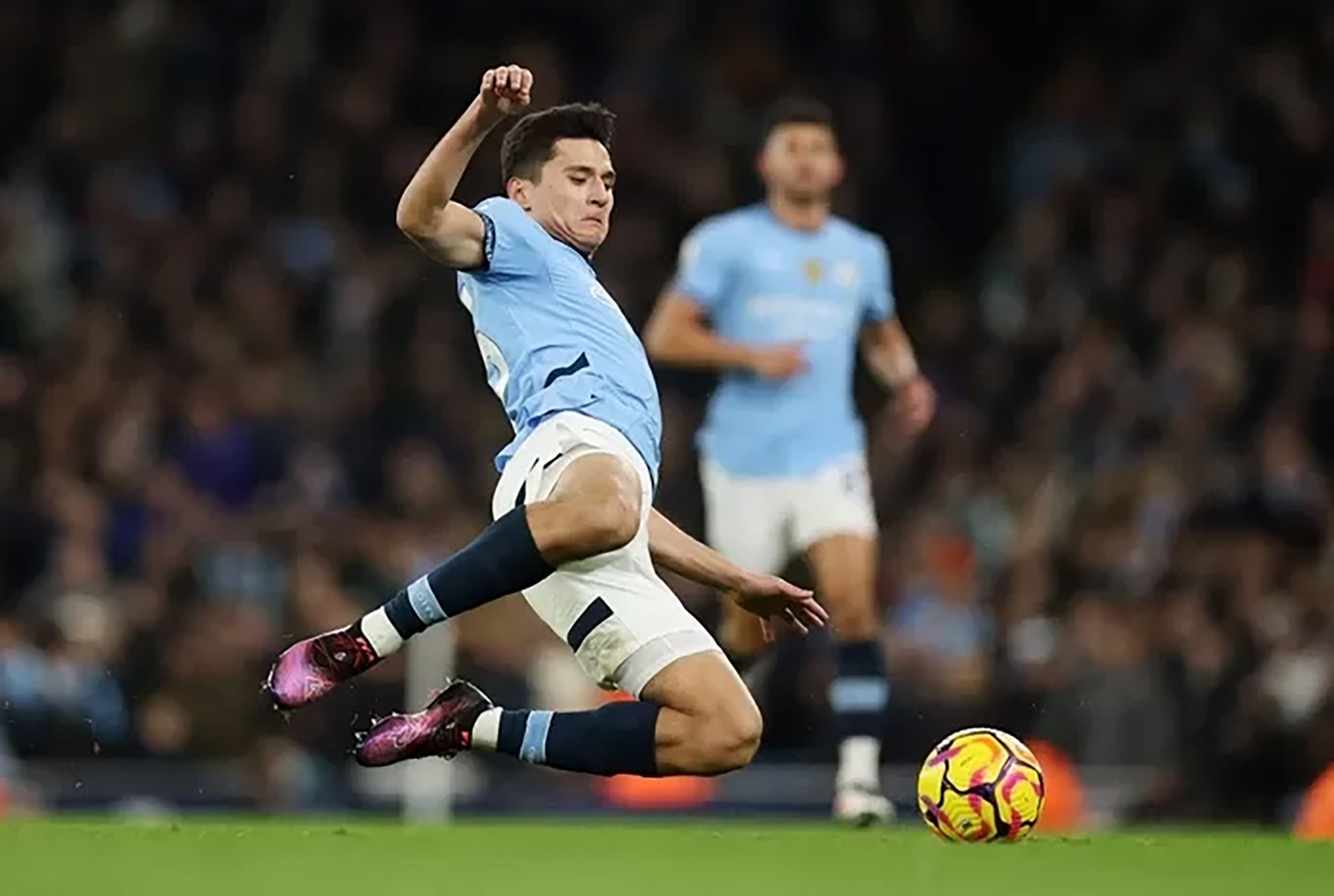 Debut Abdukodir Khusanov bersama Manchester City. (Lee Smith/Action Images via Reuter) - Image