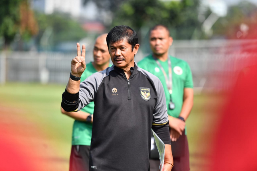 Indra Sjafri tetap optimis meski Timnas U-20 kalah beruntun dalam 2 pertandingan. (Dok. PSSI) - Image