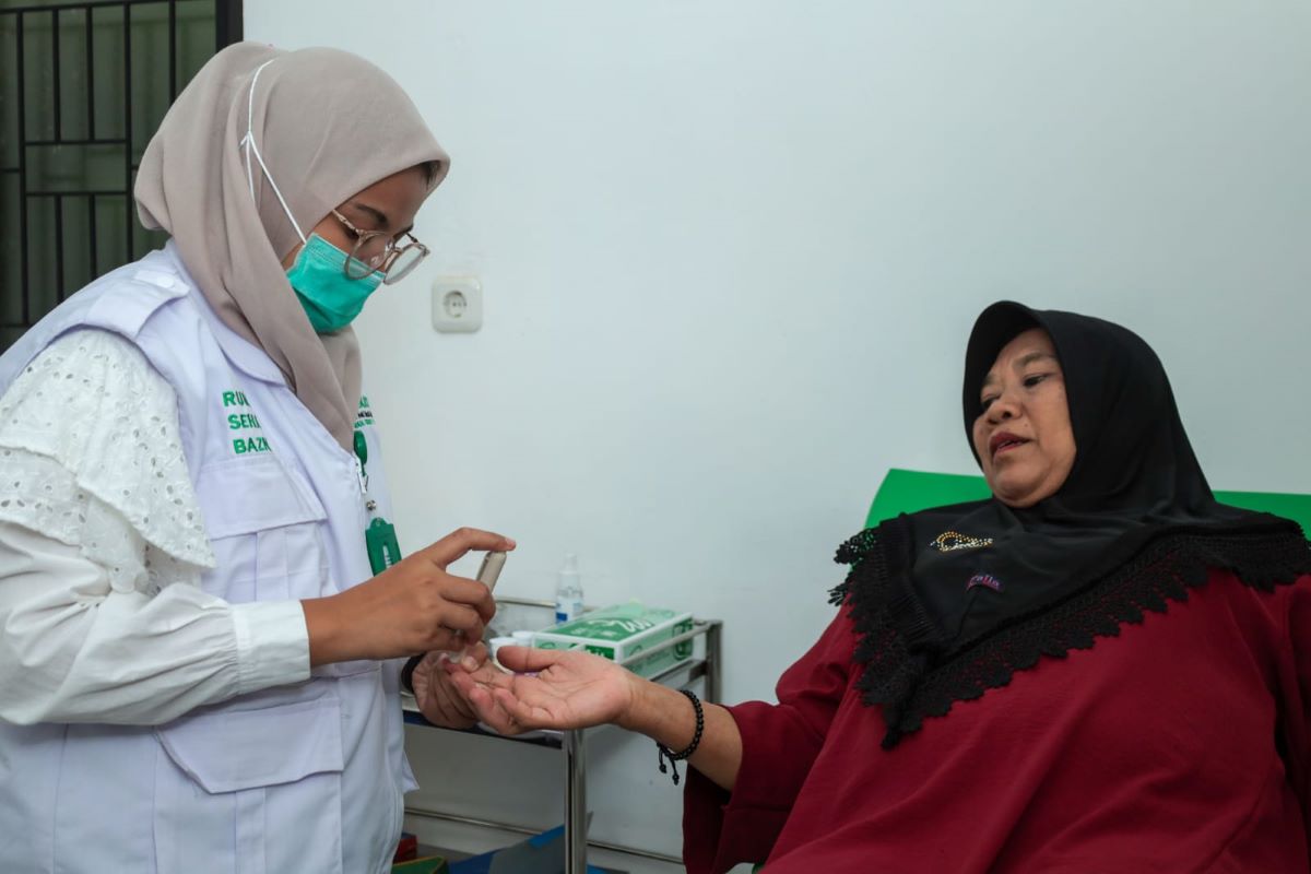 Layanan kesehatan gratis di Rumah Sehat Baznas (RSB) Pesawaran yang diresmikan pada Kamis (30/1). (Humas Baznas) - Image