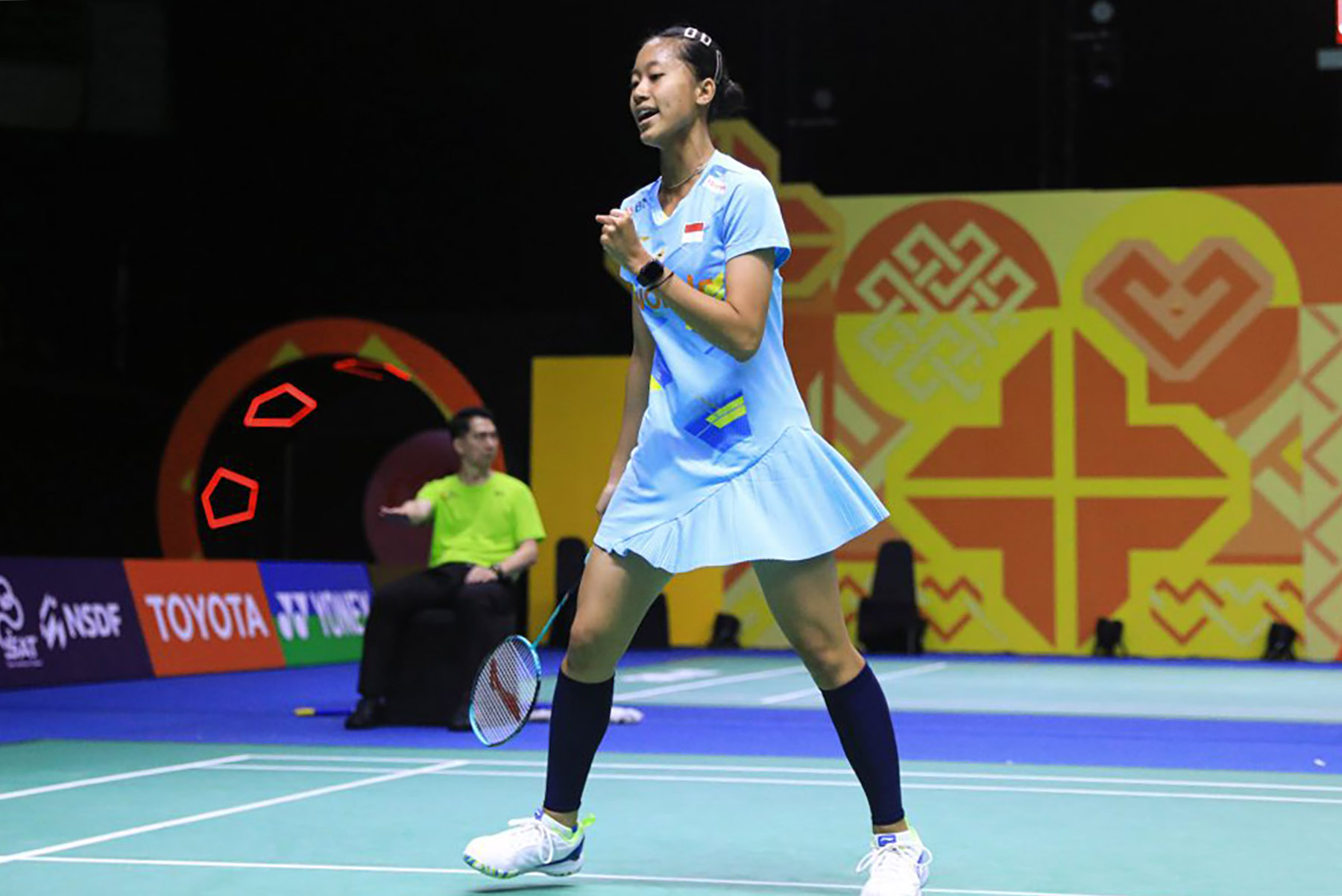 Pebulu tangkis tunggal putri Indonesia, Putri Kusuma Wardani, pada Thailand Masters 2025. (Dok. PBSI) - Image