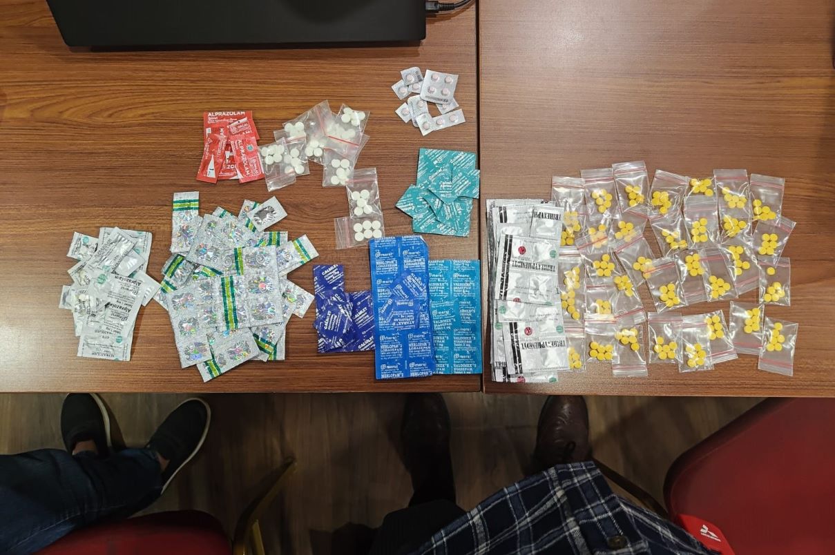 Ilustrasi obat-obatan terlarang. (Humas Polres Metro Jakarta Pusat) - Image