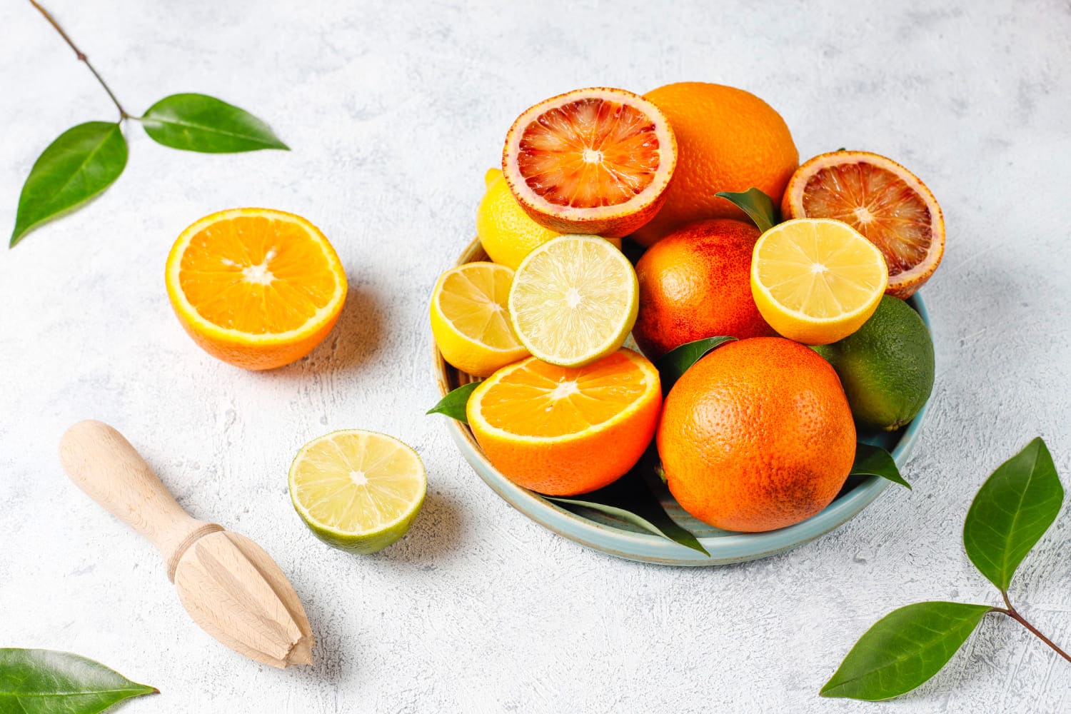ilustrasi aneka buah citrus. (freepik) - Image
