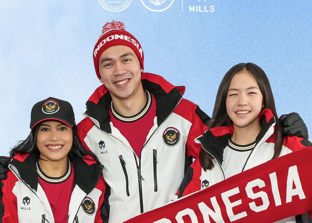 Mills dukung seluruh perlengkapan atlet Indonesia pada Asian Winter Games 2025, mulai jersey, jaket, tas, hingga Sepatu. (Istimewa) - Image