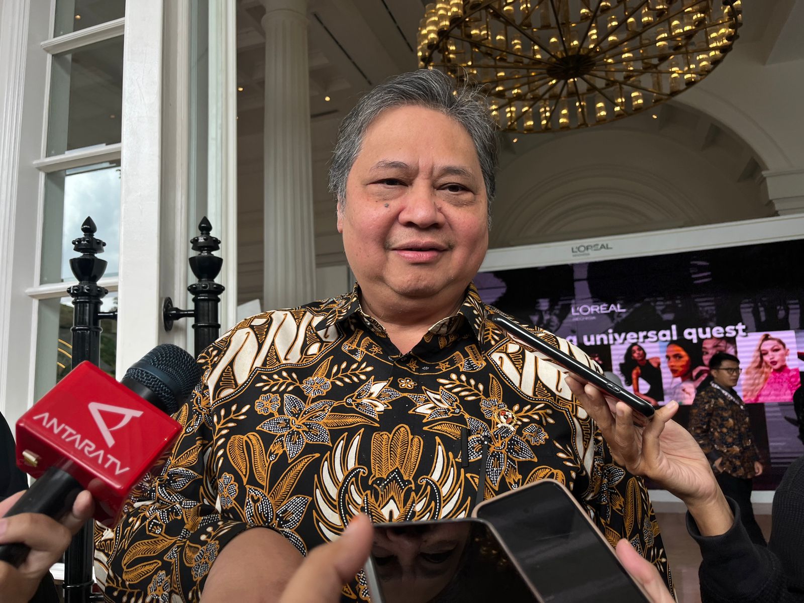 Menteri Koordinator bidang Perekonomian, Airlangga Hartarto . (Nurul Fitriana/JawaPos.com). - Image
