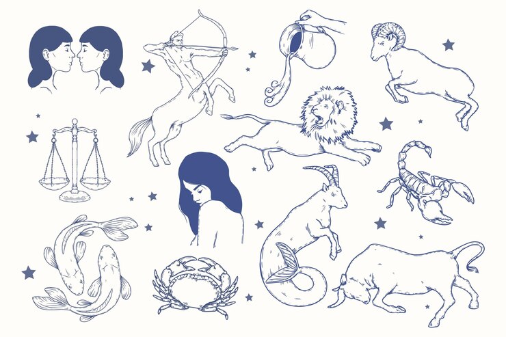 Ilustrasi 12 Zodiak. (freepik) - Image