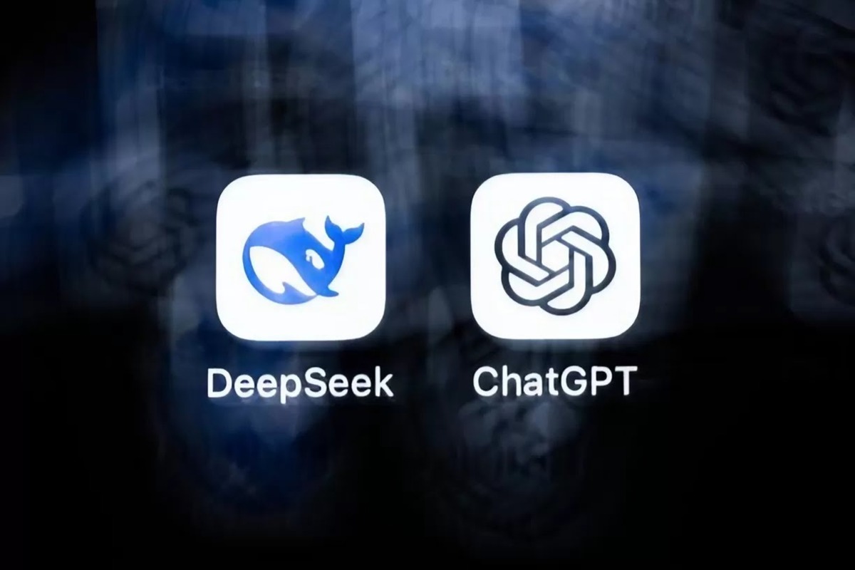 Ilustrasi DeepSeek VS ChatGPT. (Getty Images) - Image