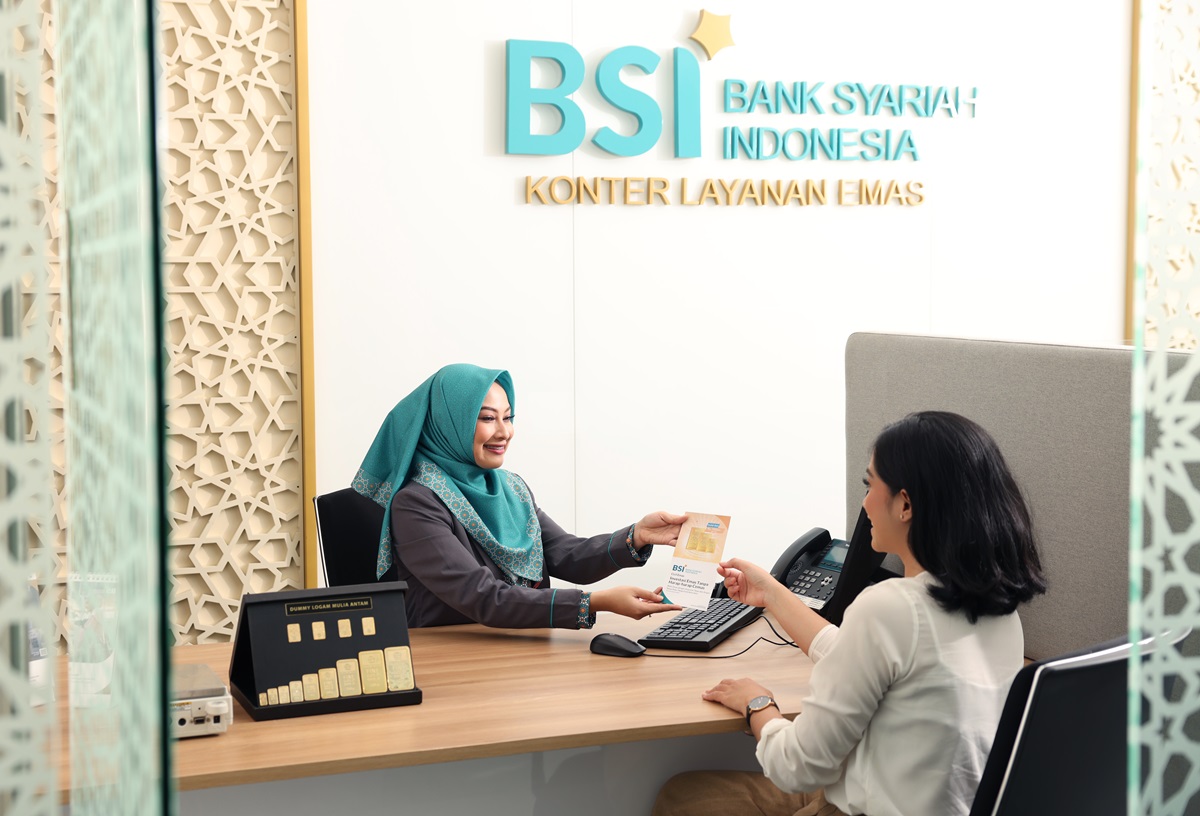 Ilustrasi: Izin usaha bulion PT Bank Syariah Indonesia Tbk (BSI) oleh Otoritas Jasa Keuangan (OJK) sudah terbit. (BSI for JawaPos.com) - Image