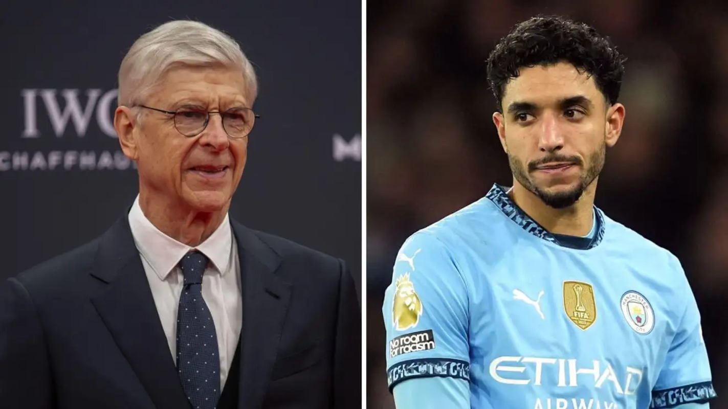 Arsene Wenger (kiri) & Omar Marmoush (kanan). (TEAMtalk) - Image