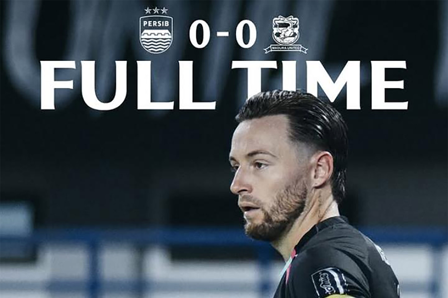 Skor akhir pertandingan antara Persib Bandung vs Madura. (Dok. Persib) - Image