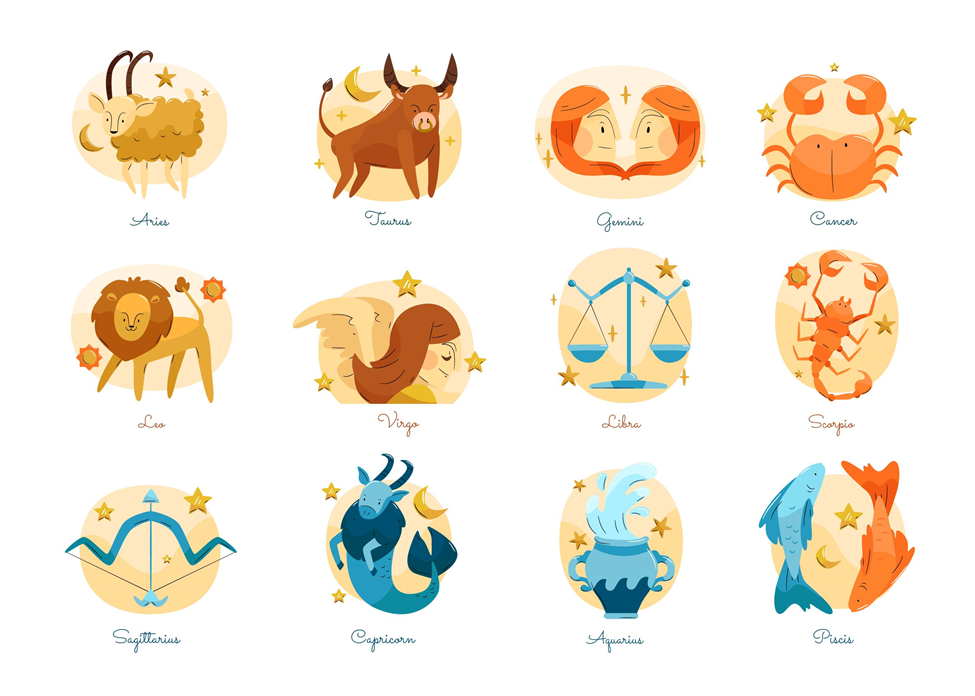 Ilustrasi tanda 12 zodiak (Dok. Freepik) - Image