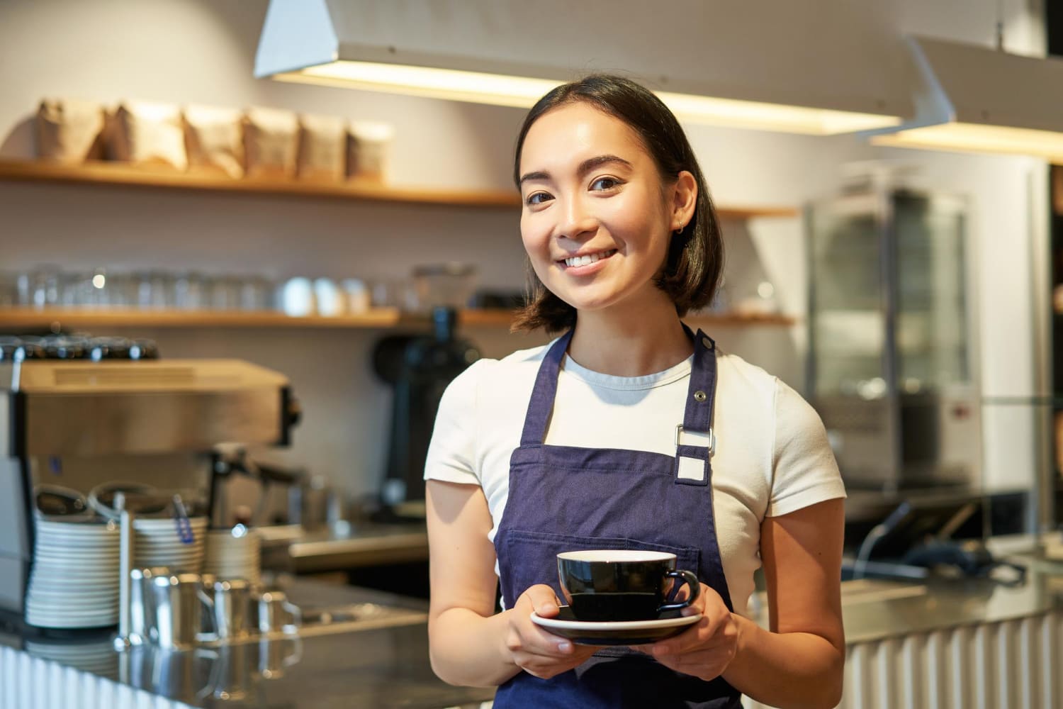 ilustrasi pemilik kedai kopi. (Freepik) - Image