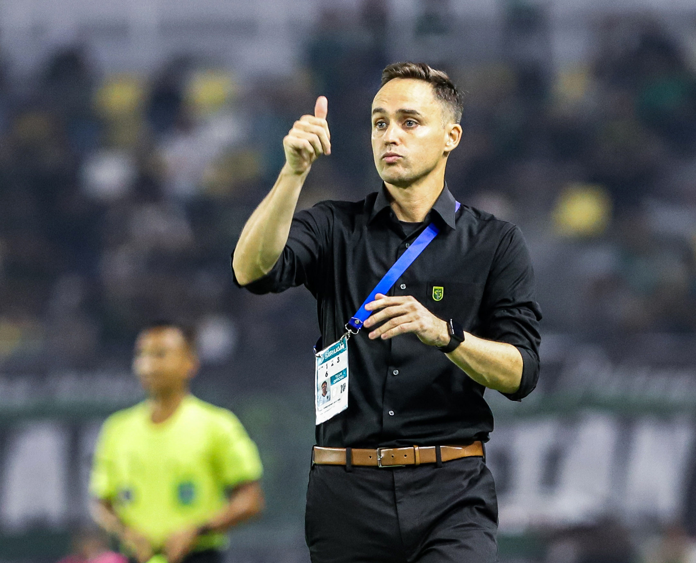 Pelatih Persebaya Surabaya Paul Munster. (Riana Setiawan/ Jawa Pos) - Image