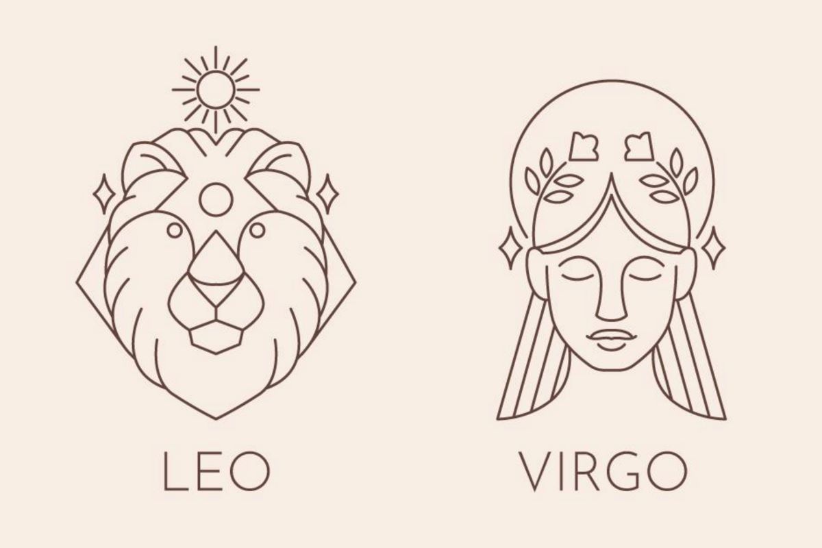 Ilustrasi zodiak Leo dan Virgo (freepik) - Image