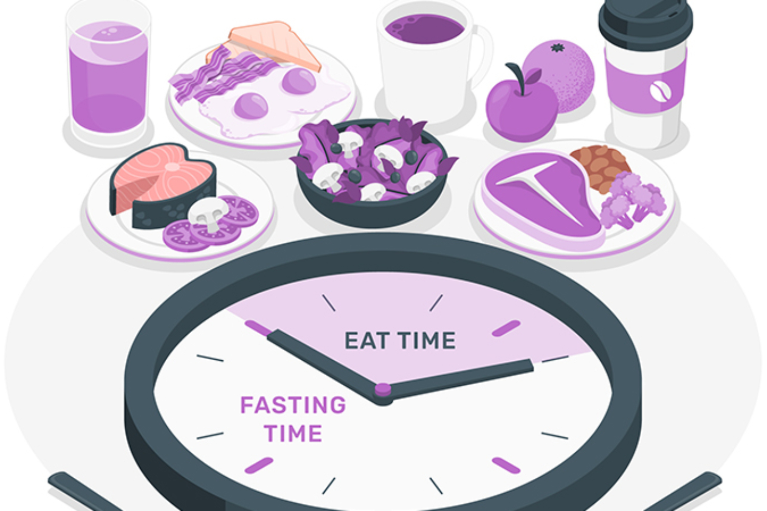 Ilustrasi nutrisi untuk berpuasa. (Freepik) - Image