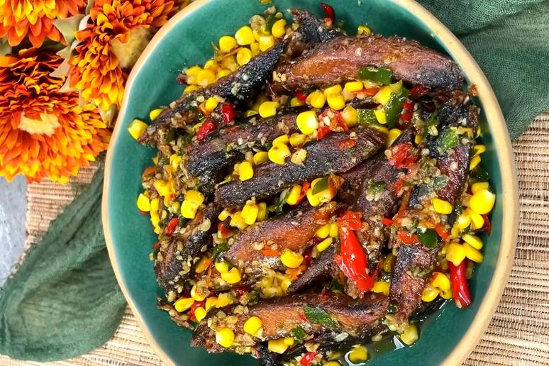 Resep Tongkol Jagung Sambel Geprek ala Firhan MasterChef. (instagram @firhanmci6) - Image