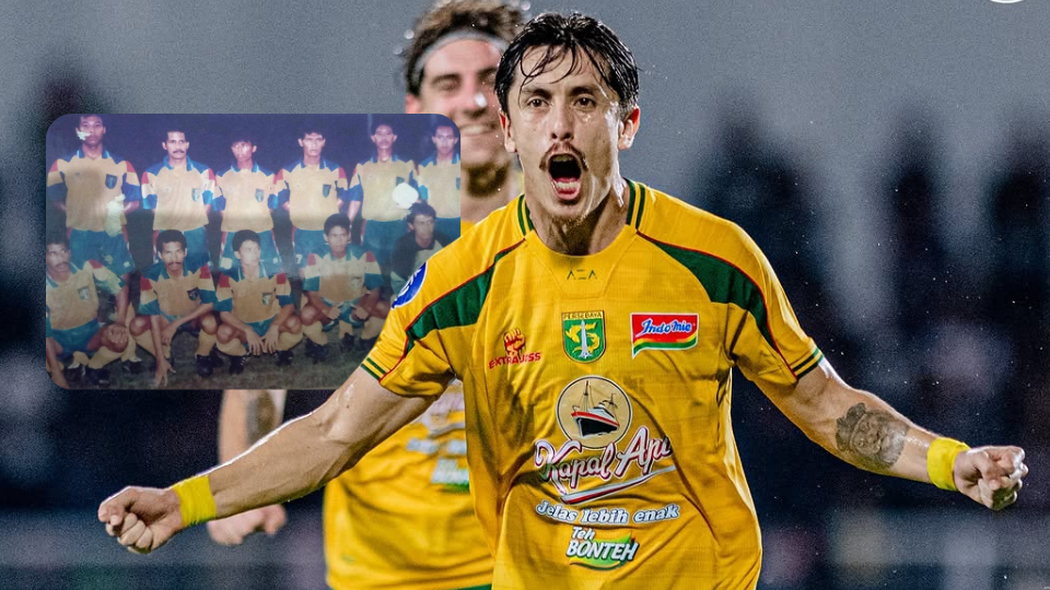 Jersey kuning jadi tuah untuk Persebaya Surabaya di kandang PSM Makassar. (Dok. Facebook Iwan Rachmadi) - Image