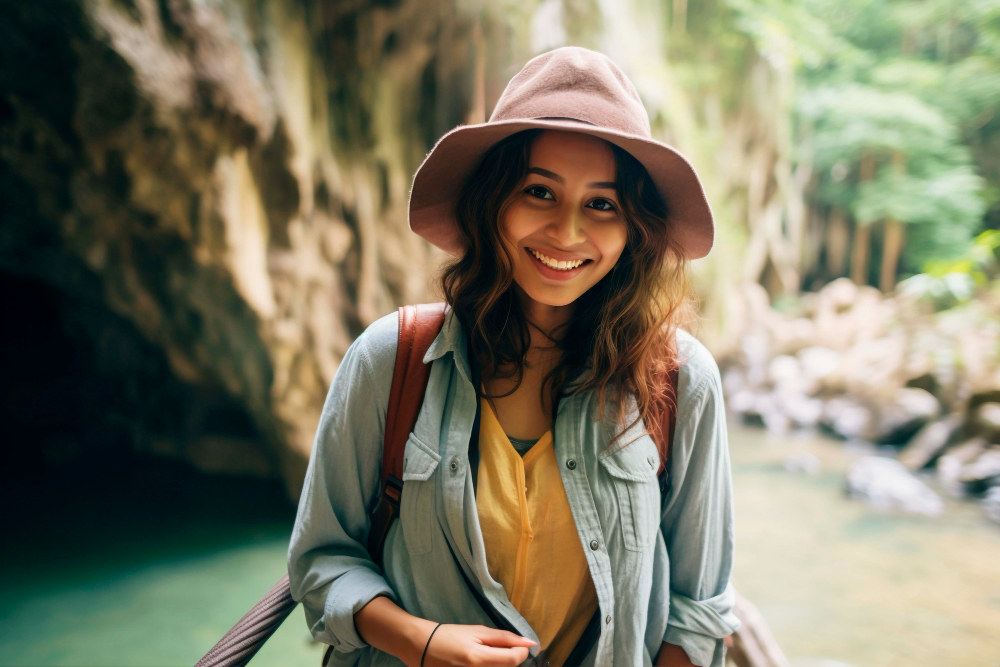 Ilustrasi sifat unik yang sering dimiliki oleh mereka yang lebih memilih kesendirian di alam dibandingkan hingar-bingar perkotaan. (Freepik) - Image