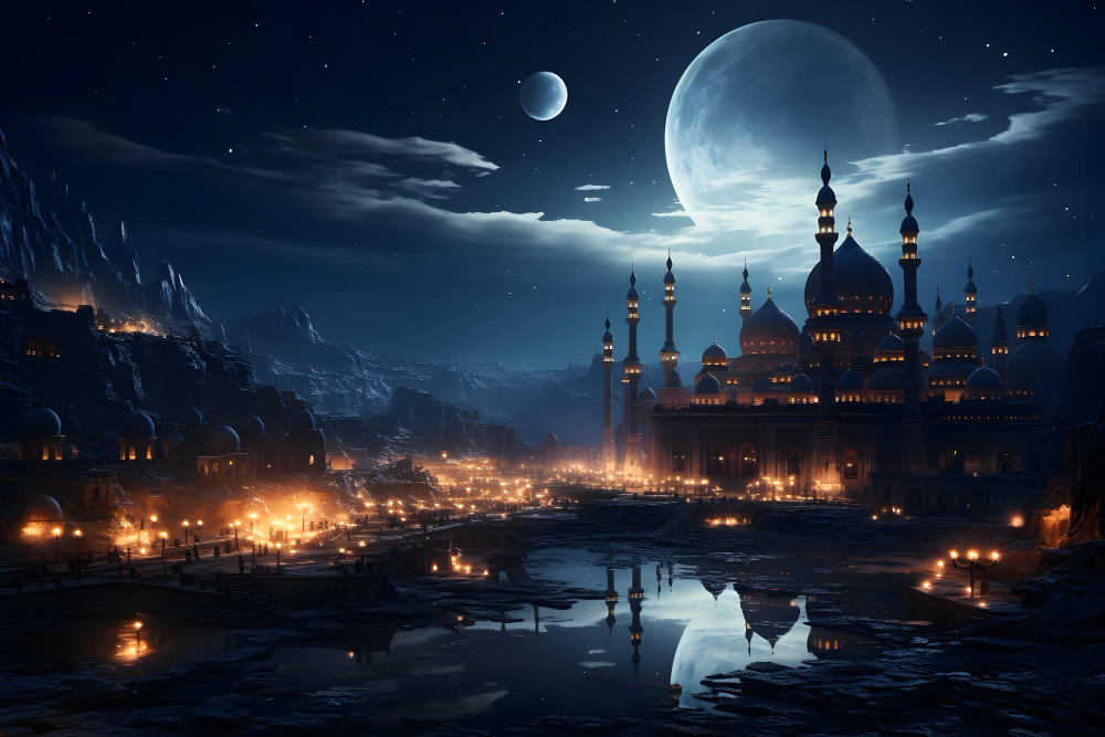 Ilustrasi jadwal imsakiyah. (Freepik) - Image