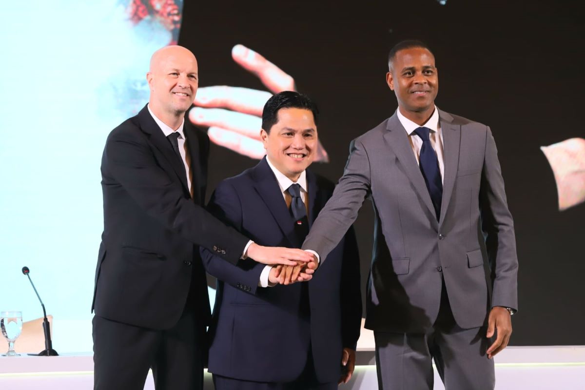 Jordi Cruyff resmi di perkenalkan sebagai Penasihat Teknis Timnas Indonesia. (Dery Ridwansah/JawaPos.com) - Image