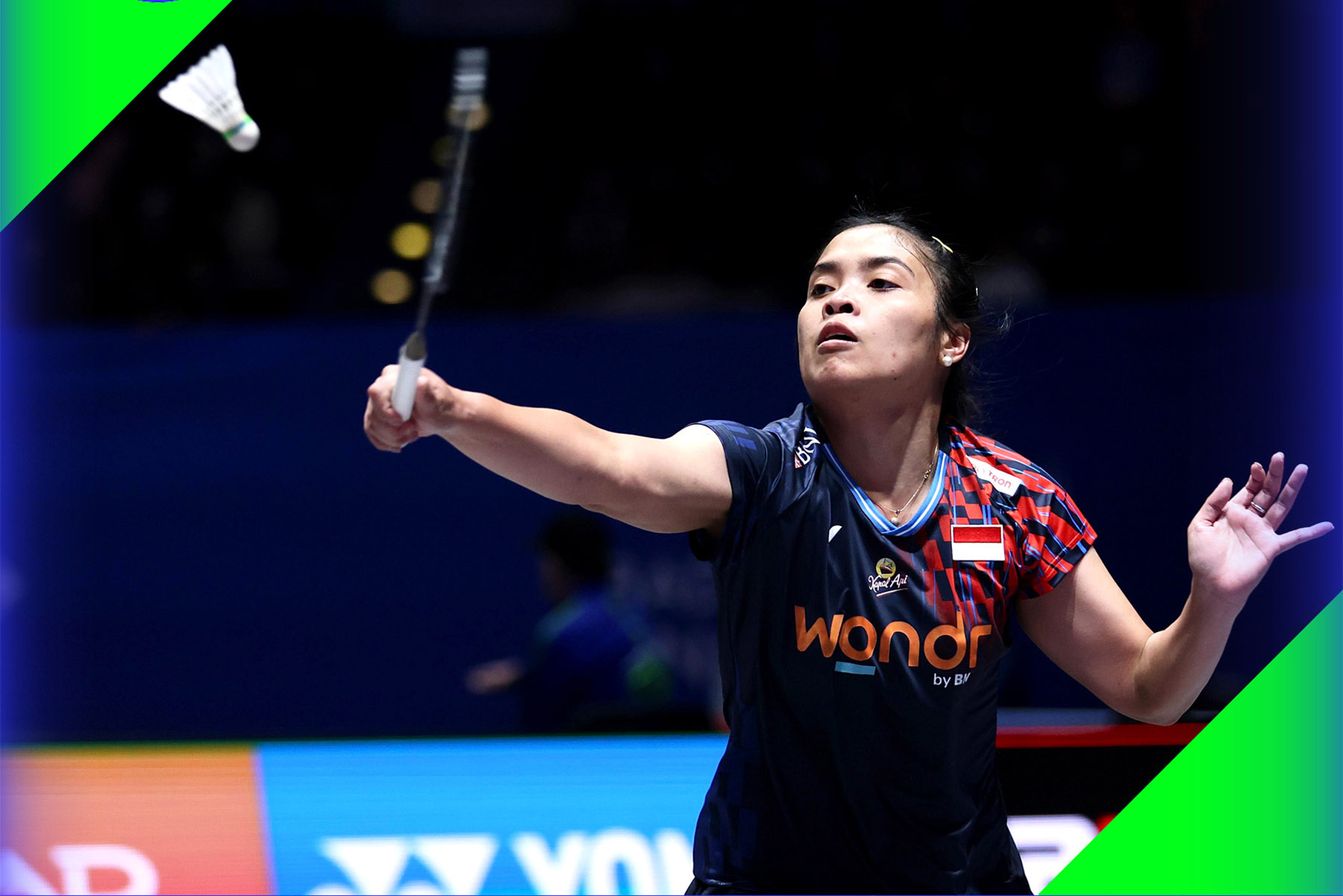 Gregoria Mariska Tunjung berhasil melaju ke babak 16 besar All England 2025. (@badminton.ina) - Image