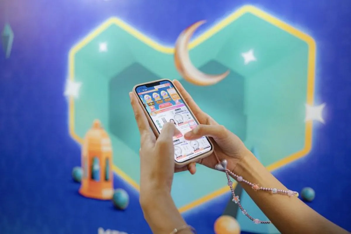 Ilustrasi belanja kebutuhan Ramadan di Lazada Ramadan Sale. (Antara) - Image