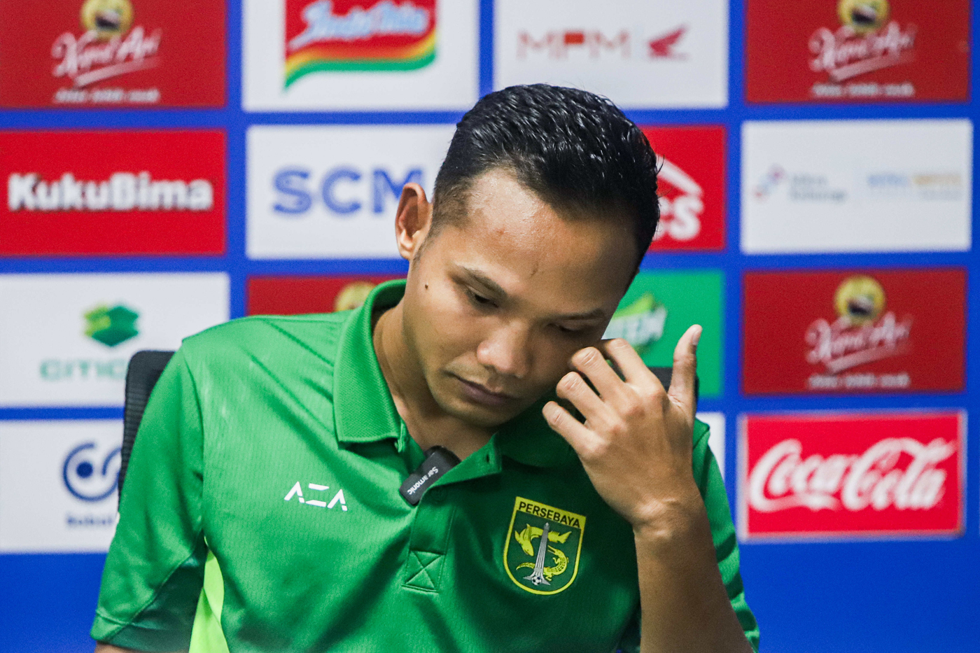 Winger Persebaya, Oktavianus Fernando di laga melawan PSIS Semarang pada lanjutan pertandingan Liga 1 di Stadion Gelora Bung Tomo, Surabaya, Jawa Timur, Rabu (12/3/2025). (Ryana Setiawan/ Jawa Pos) - Image