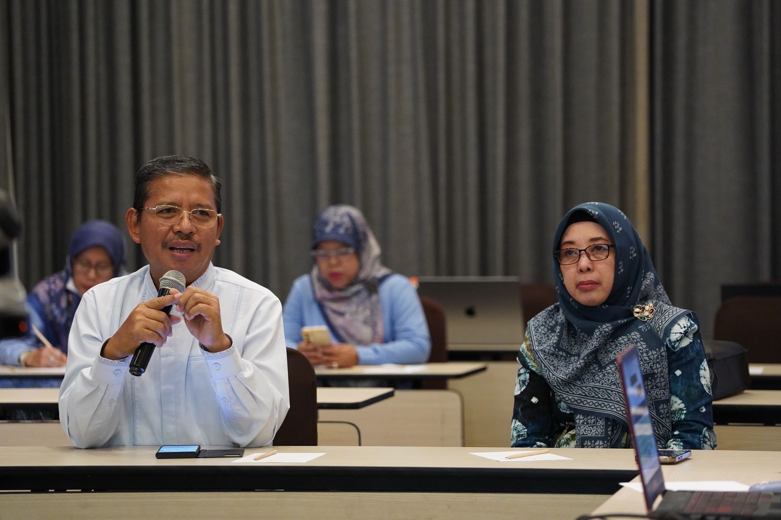 Dirjen Pendidikan Islam Kemenag Prof Suyitno. Kemeng umumkan jumlah yang lolos seleksi MAN Unggulan. (Humas Kemenag) - Image