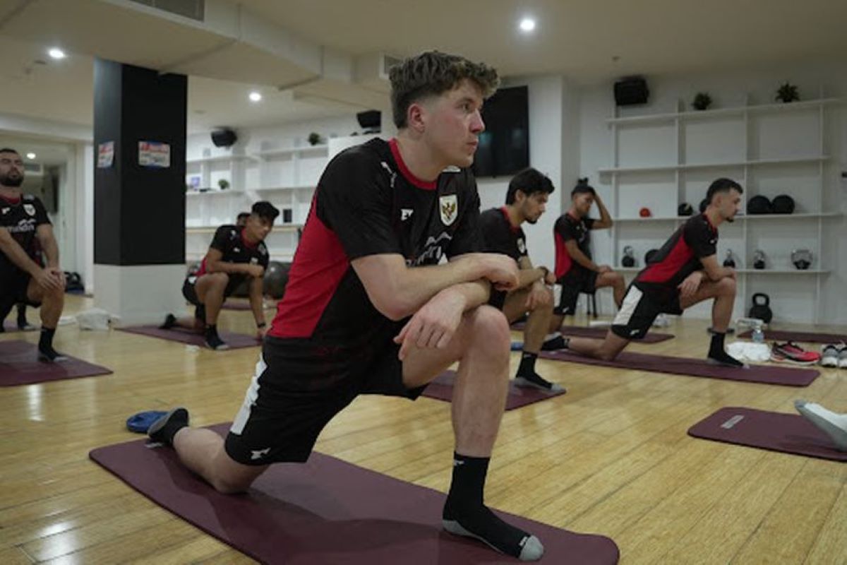 Skuad Garuda jalani latihan perdana di Sydney demi hasil terbaik di kualifikasi Piala Dunia 2026. (dok. PSSI) - Image
