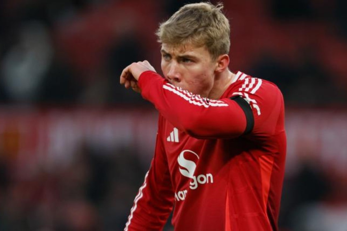 Penyerang Manchester United Rasmus Hojlund. (The Sporting News) - Image