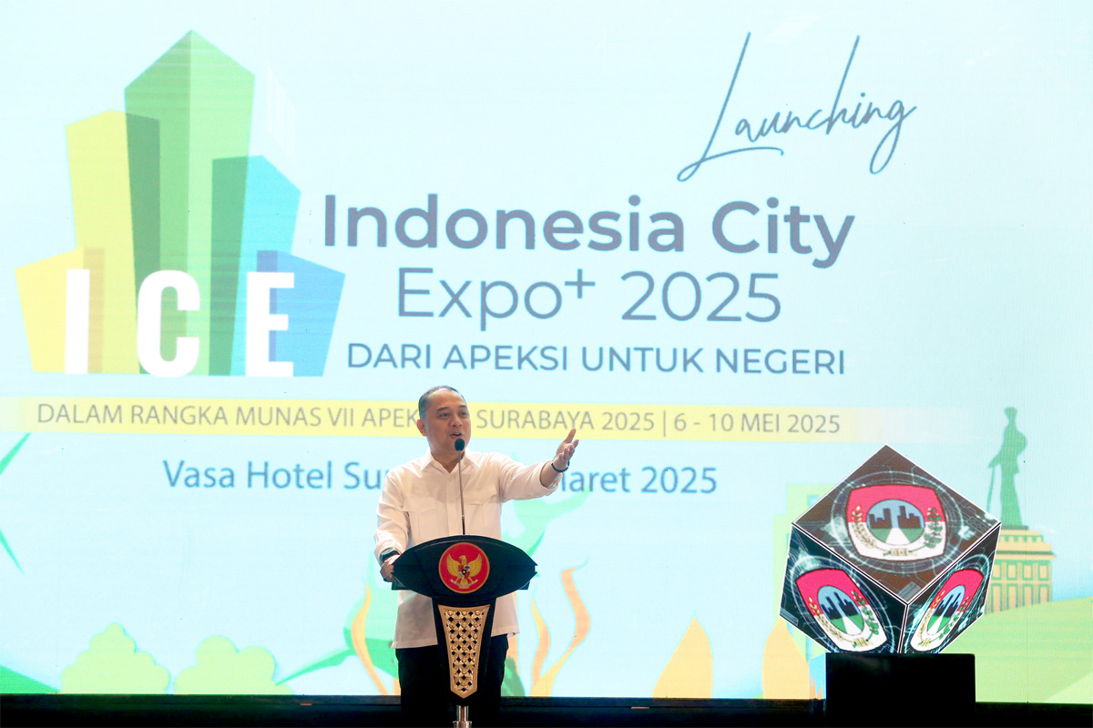 Kota Surabaya terpilih secara aklamasi sebagai tuan rumah pelaksanaan Musyawarah Nasional (Munas) VII Asosiasi Pemerintah Kota Seluruh Indonesia (APEKSI)/(Foto: Dok. Pemkot Surabaya). - Image