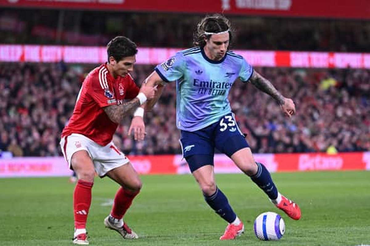 Bek Arsenal asal Italia Riccardo Calafiori incar posisi gelandang. (Londonworld) - Image