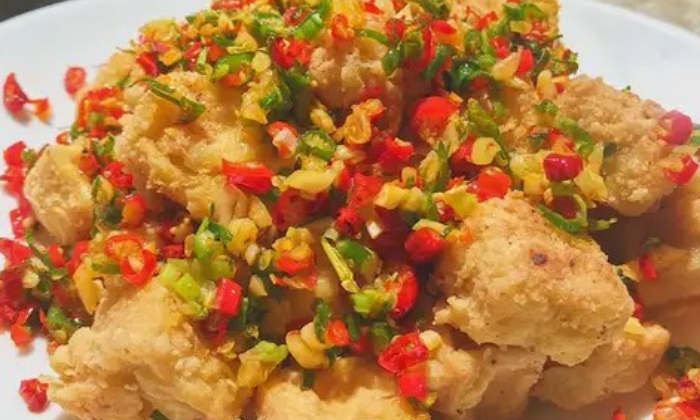 Tahu cabai garam. (cookpad.com) - Image