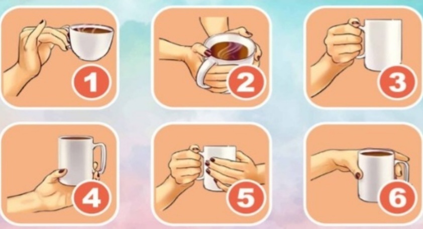 Ilustrasi cara memegang cangkir yang dapat mengungkap makna kepribadian seseorang - Image