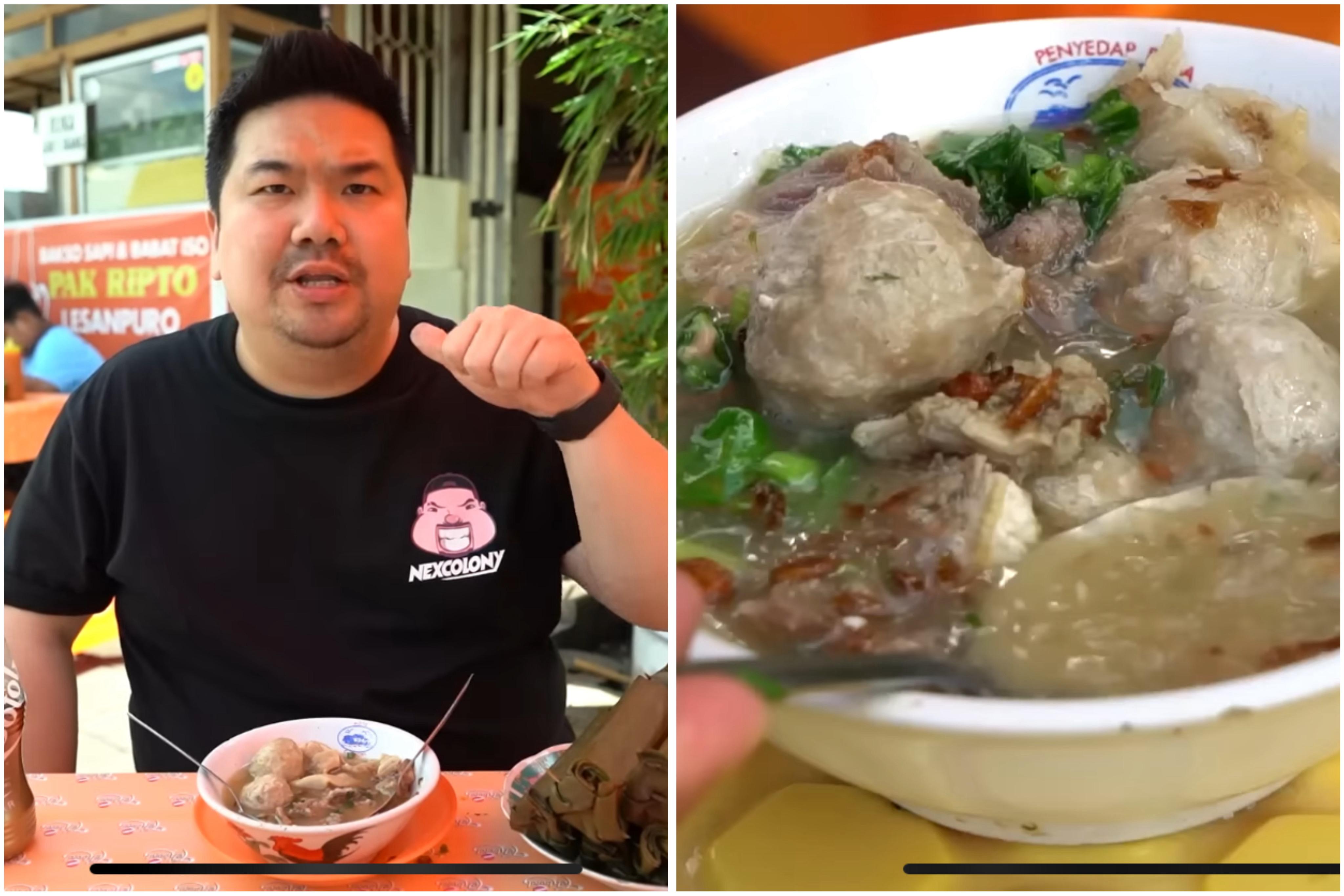 Rekomendasi Bakso Enak di Semarang, Jawa Tengah. (YouTube Nex Carlos) - Image