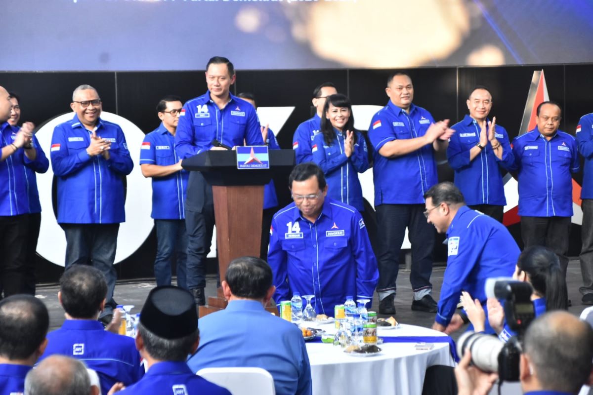 Ketua Umum Partai Demokrat AHY umumkan susunan kepengurusan DPP Partai Demokrat periode 2025-2030. (Istimewa) - Image
