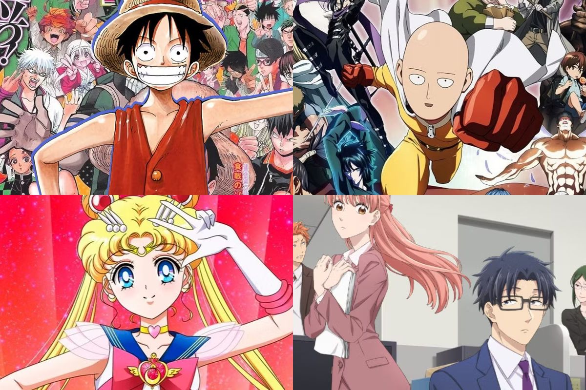 Contoh anime atau manga dengan kategori shounen, seinen, shoujo, dan josei. (dok. CBR.com) - Image