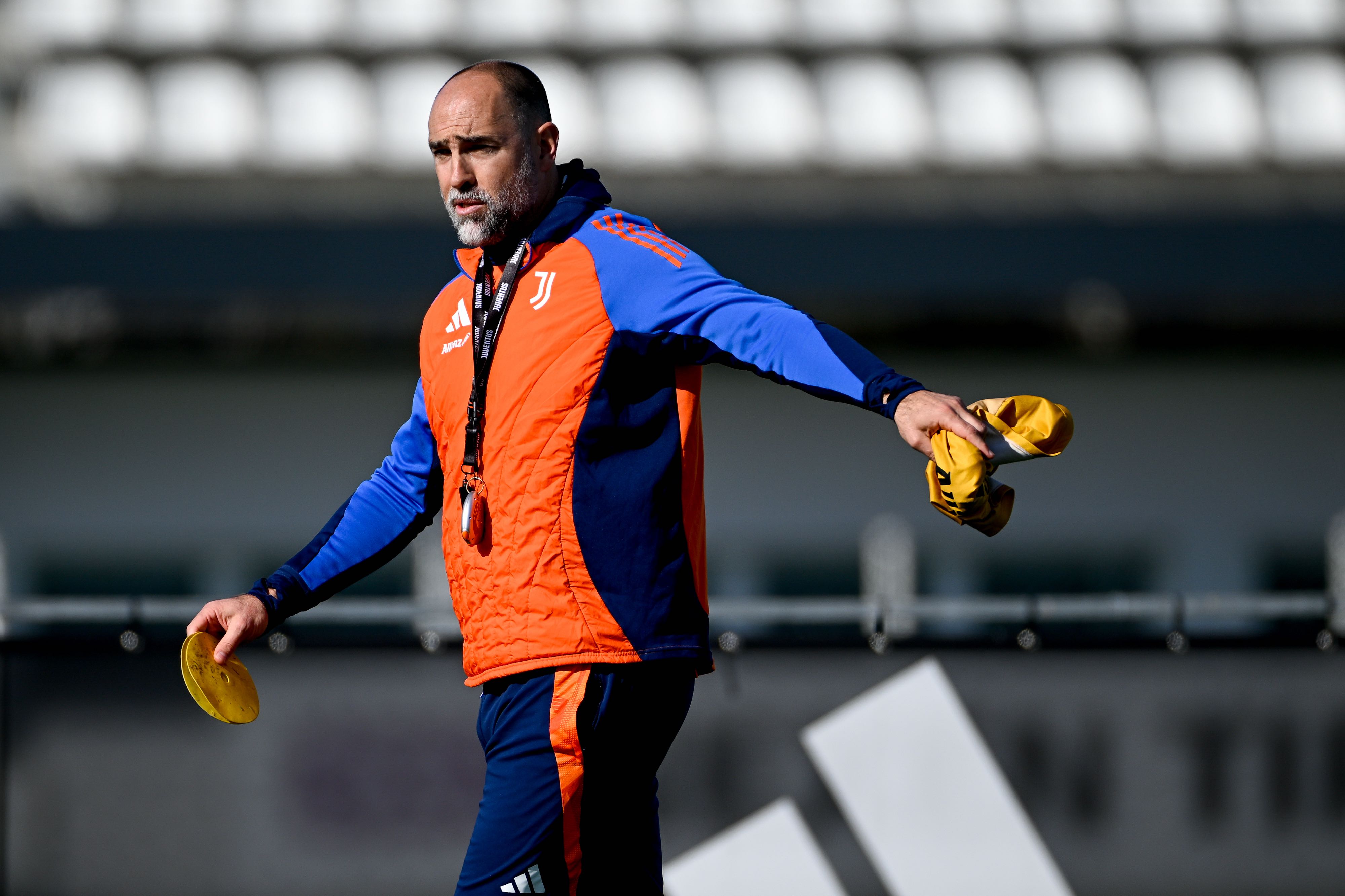Pelatih baru Juventus, Igor Tudor telah memimpin sesi latihan tim. Sumber foto: (Dok. Juventus) - Image