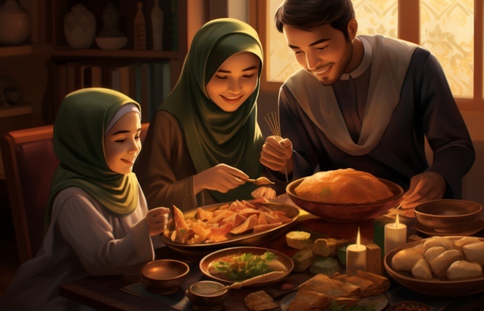 Ilustrasi panduan jadwal buka puasa Wilayah Kota Sumatera Barat. (Freepik) - Image