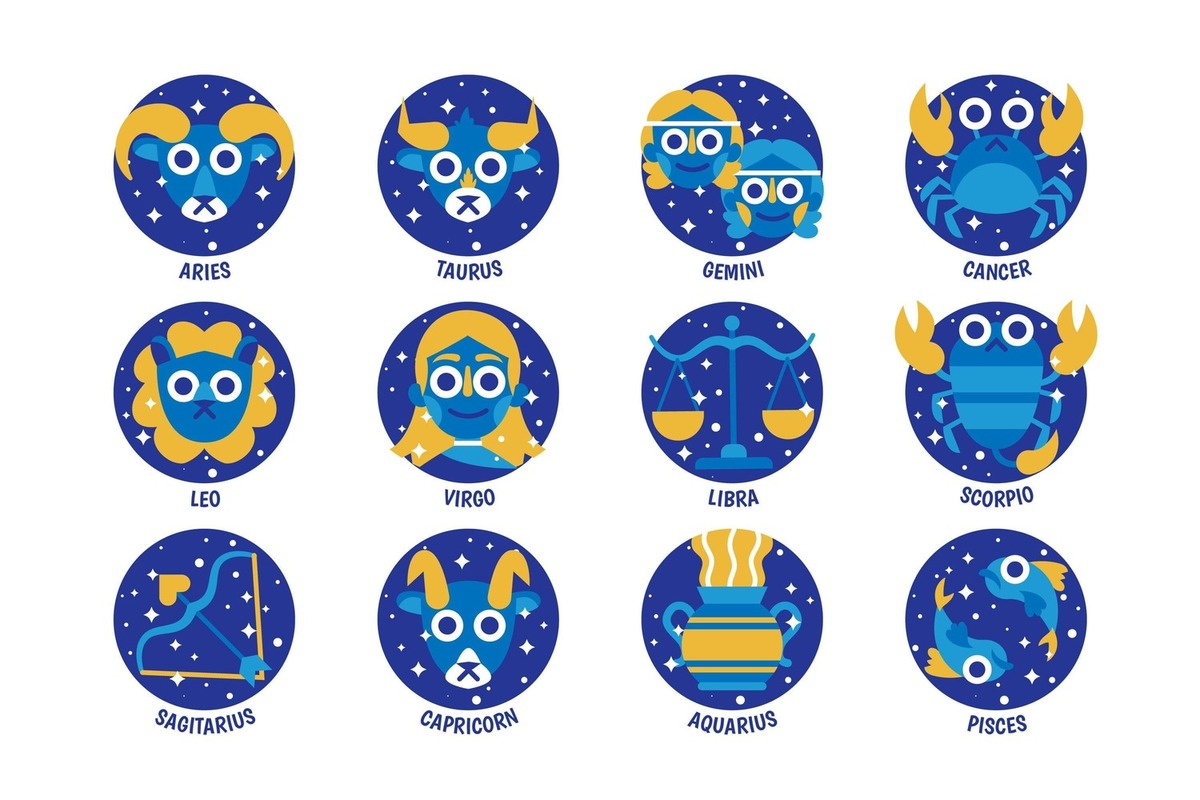 ilustrasi 12 tanda zodiak. (freepik) - Image