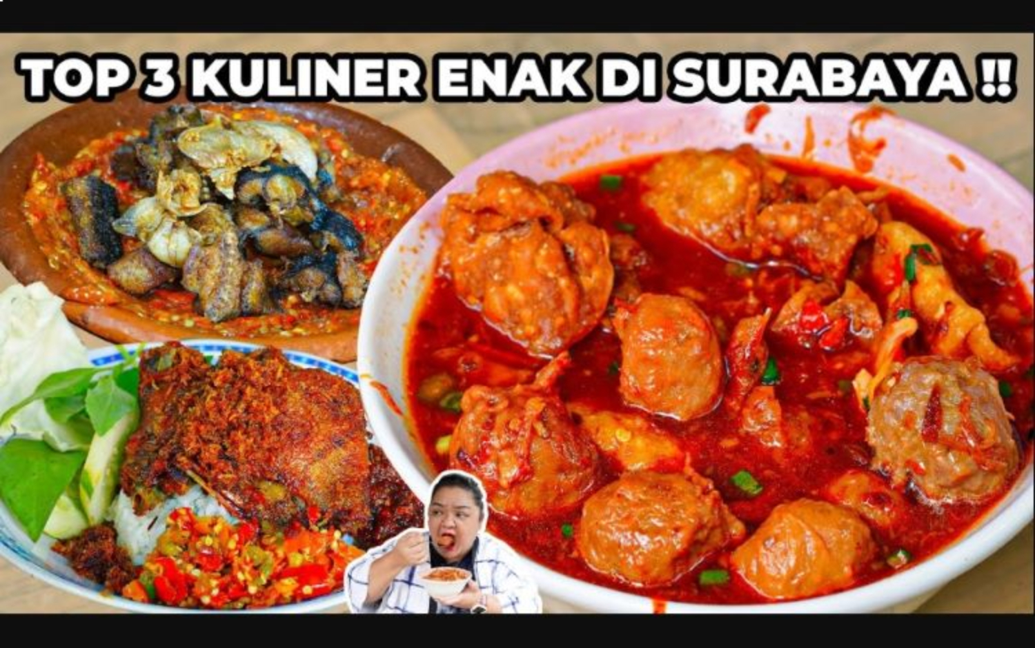 Ilustrasi kuliner paling enak di Surabaya. (YouTube Separuh Aku Lemak) - Image
