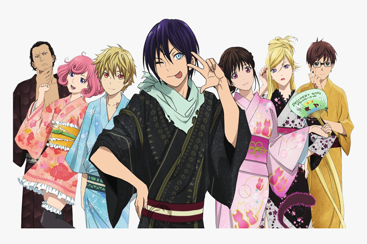 Noragami, rekomendasi anime bertema mitologi yang bisa ditonton di rumah. (kindpng) - Image
