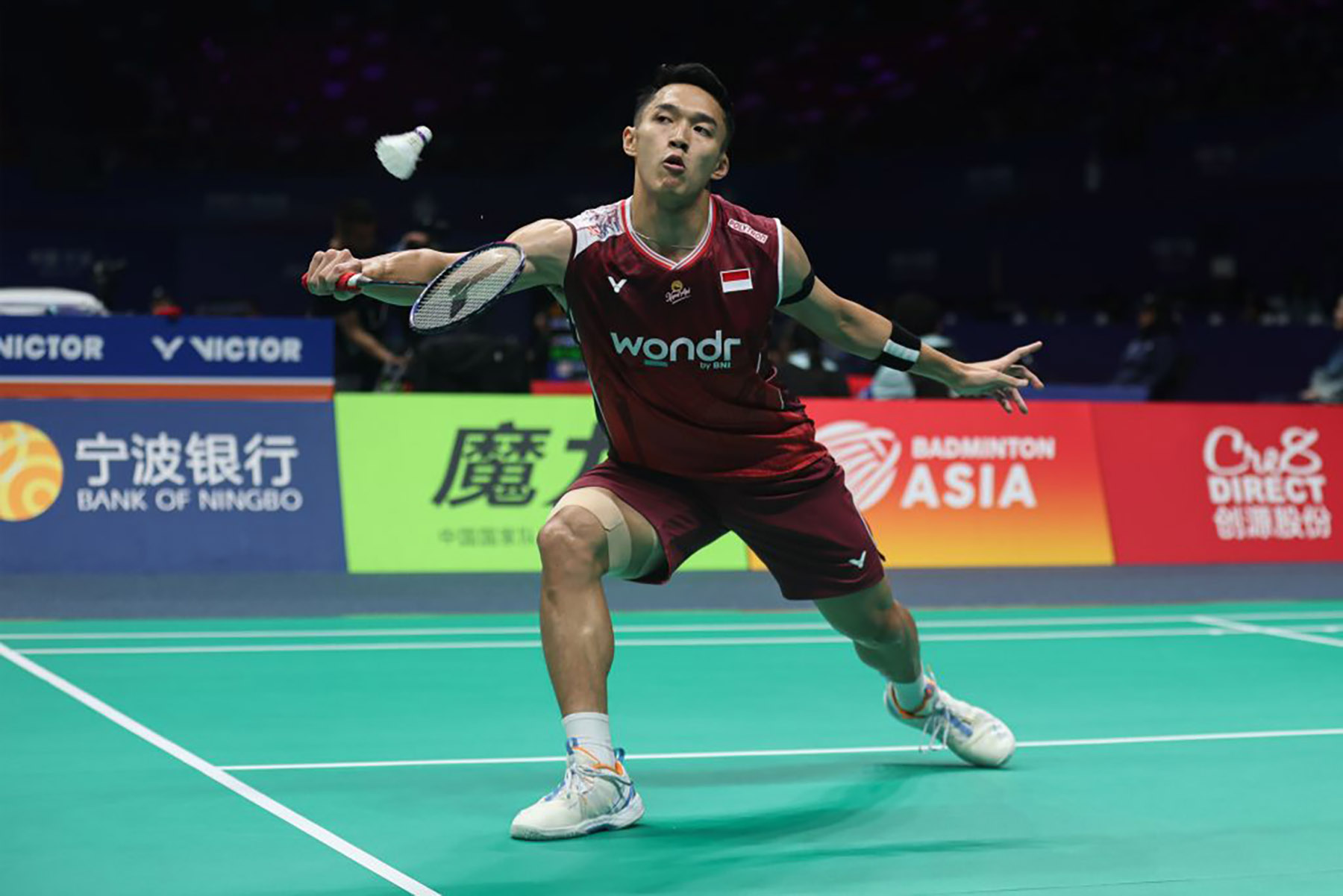 Jonatan Christie berhasil melaju ke perempat final BAC usai kalahkan wakil Malaysia. (Dok. PBSI) - Image