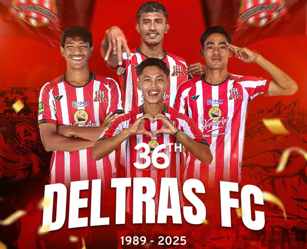 Tepat pada 11 April 2025, Deltras FC merayakan hari jadi yang ke-36. (Istimewa) - Image