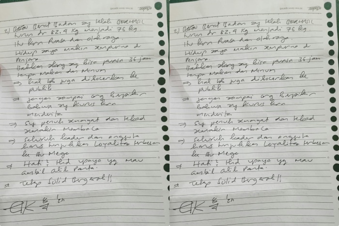 Hasto Kristiyanto menulis surat dari Rutan KPK, menyoroti penyalahgunaan kekuasaan dan tantangan ekonomi Indonesia. - Image